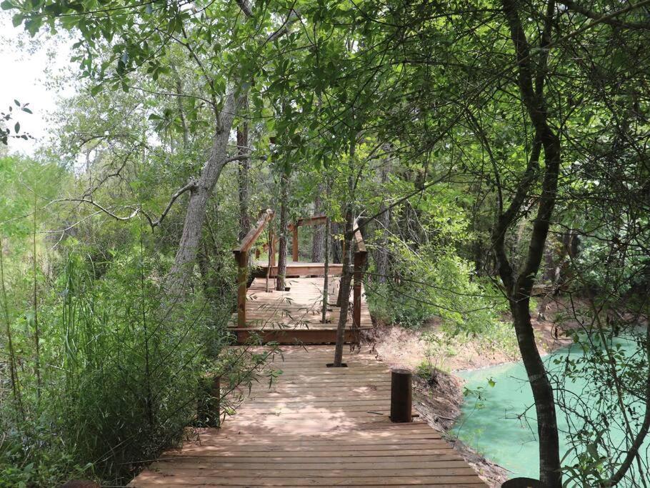 Waterfront Houston Hide Out In A Magical Forest Waller Extérieur photo